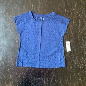 Gap Two Toned Material Top